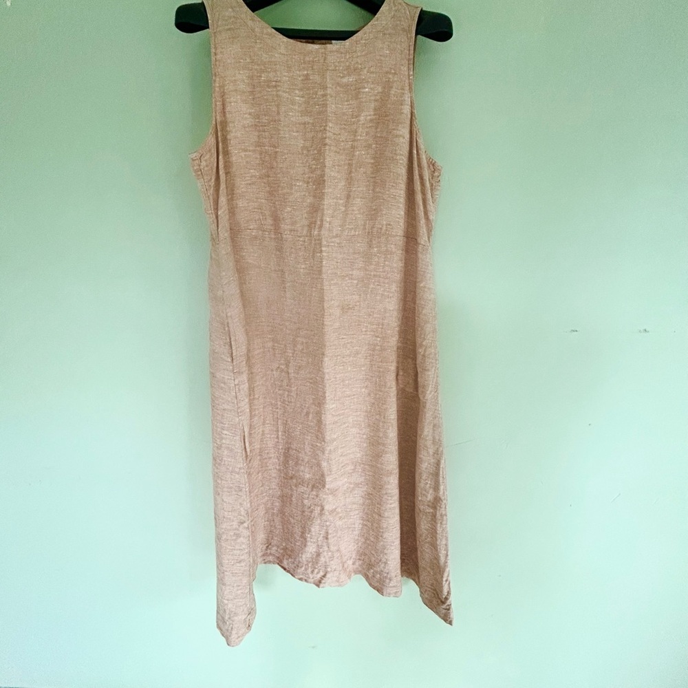 J. Jill linen Sleeveless Midi Dress